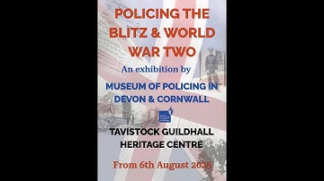 Policing the Blitz and World War two - Exhibition set up August 2025
