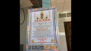 LỄ TANG BÀ  NGUYỄN THỊ DIỆU CẦN ĐƯỚC LONG AN