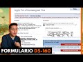 FORMULARIO DS-160 (Visa J1) | Proceso Work And Travel