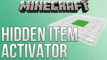 Minecraft: Hidden Item Activator Tutorial (Redstone Advent Calendar)