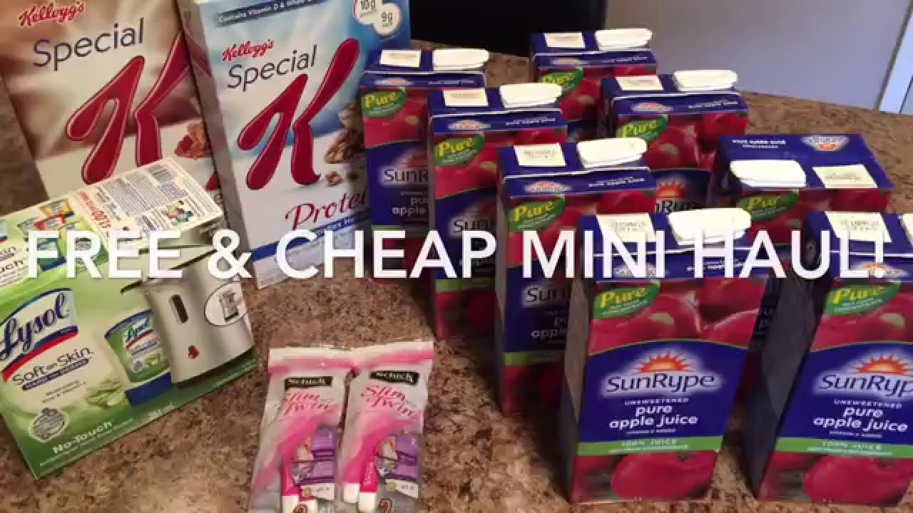 FREE & CHEAP GROCERY HAUL - I Won 2 Giveaways! - YouTube