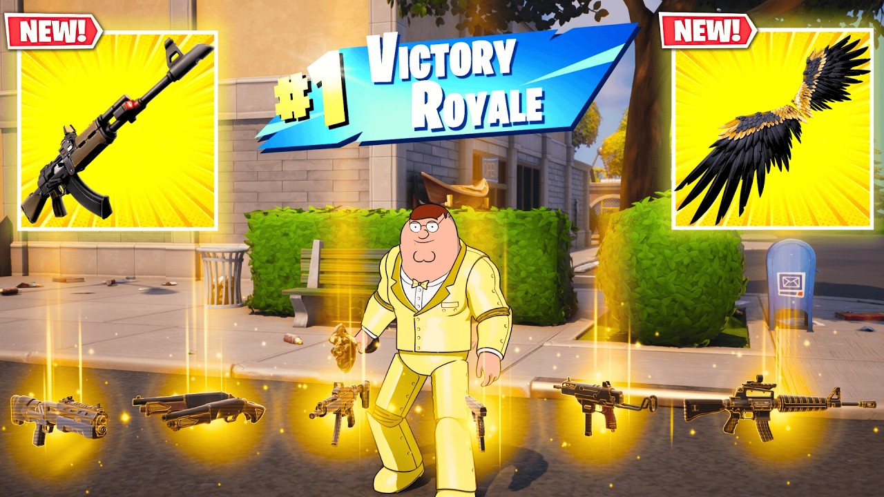 PETER GRIFFIN vs NEW MYTHIC'S CHALLENGE (NEW!! Fortnite Chapter 7 Season 1)