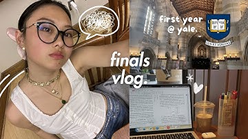 STUDY VLOG: hell (finals) week @ yale. | writing papers, late night studying, & moving out