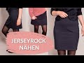 Jerseyrock nähen mit Gummiband | für Anfänger | einfach und schnell