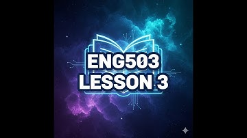 ENG503 lesson3 short Highlighted lecture