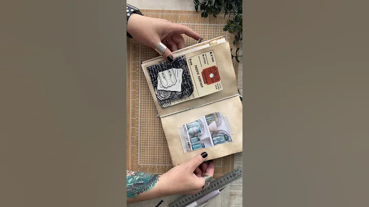 Junk journal pocket ideas: volume one - hole punch tuck spot #junkjournal #junkjournaling