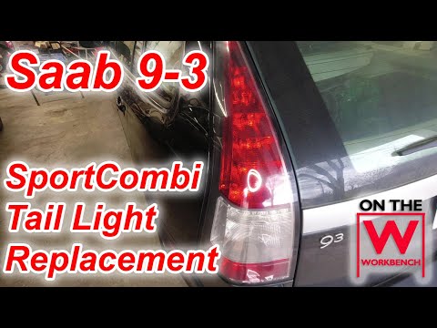 Saab 9 3 SportCombi Tail Light Replacement