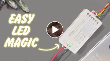 QUICK DEMO: An Amazingly Easy LED controller - SP108E