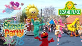 Sesame Street Neighborhood Street Party Parade at Sesame Place