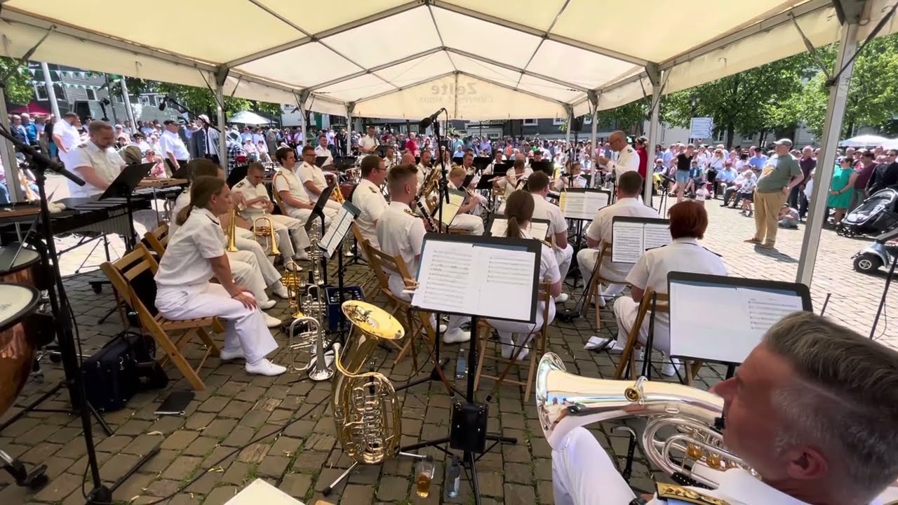 Olper Schützenfest Konzert Sonntag 2023 , Marinemusikkorps Kiel - Das Boot
