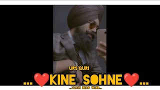 Urs Guri KINE SHONE ( chunni utte dekh ) New Panjabi FullSong 4k HD Video NewPanjabi Song 2022