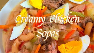 Creamy Chicken Sopas