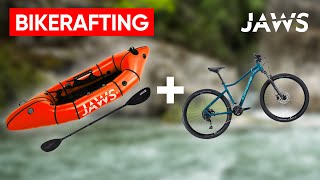 Bikerafting : Comment fixer un VTT sur un Packraft (Tuto Jaws)