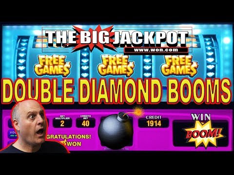 💎DOUBLE WIN$ on DOUBLE DIAMOND 💎FREE GAMES + LINE HIT! 💣💥 | The Big Jackpot