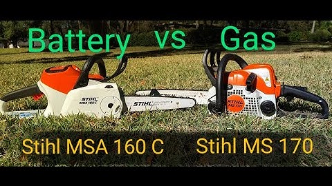 Stihl MSA 160 C vs Stihl MS 170