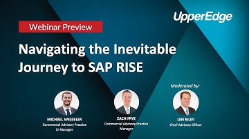 Navigating the Inevitable Journey to SAP RISE