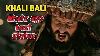 KhaliBali-1 BEST Edited Whatsapp status | Ranveer singh Intro from movie padmavat