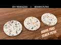 [ENG SUB] DIY terrazzo dari semen putih | Home made terrazzo from white cement | DIY Home Decor