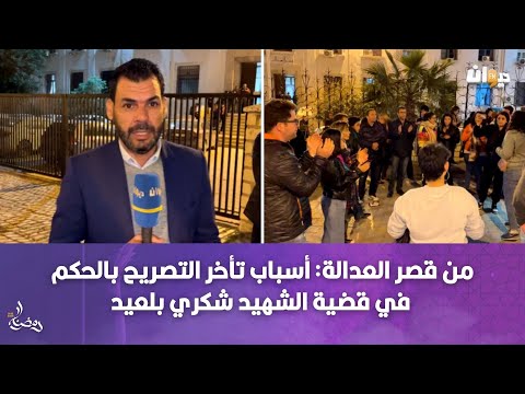 من قصر العدالة أسباب تأخر التصريح بالحكم في قضية الشهيد شكري بلعيد