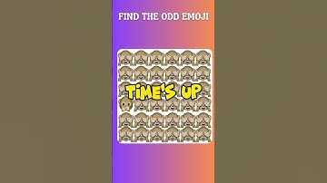 Find the Odd One - Number and Letter Quiz | #shorts #emoji #numbers