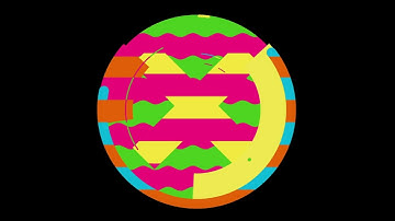 VJ Loops-3D Coloring Circle Motion Graphics After Effect/Screensaver 4K/Wallpaper Engine/LED SCREEN