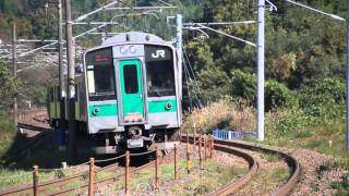 東北本線 701系2131M 高久駅発車 2015年10月18日