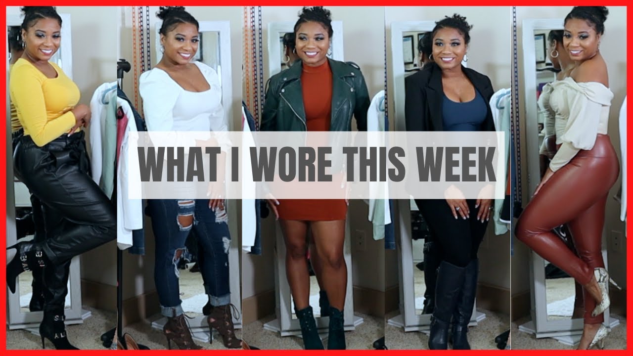 What I Wore This Week | Fall Inspired Outfits {Fashion Nova, Shein}