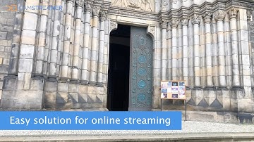 Simple LIVE streaming solution for churches and other houses of worship