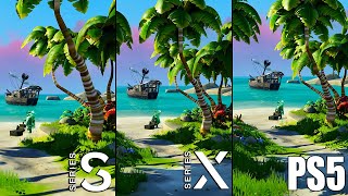 Sea of Thieves Xbox Series S vs. Series X vs. PS5 | Technical Review