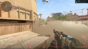 Mirage A - Ramp Lurk Smoke CS2