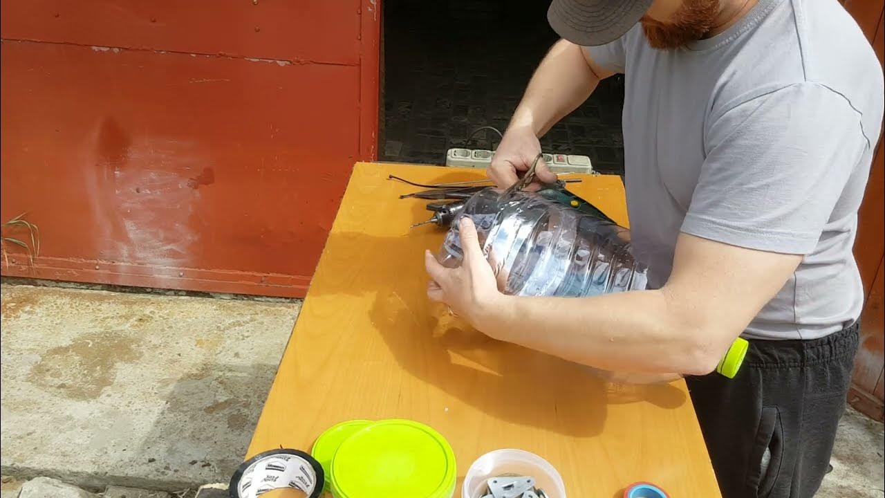 ВЕТРЯК из Пластиковой Бутылки для Отпугивания КРОТОВ и ПТИЦ - YouTube