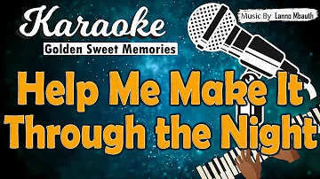 Karaoke HELP ME MAKE IT TROUGH THE NIGHT (Reggae)// Music By Lanno Mbauth