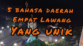 Download Lagu 5 BAHASA DAERAH EMPAT LAWANG YANG WAJIB DIKETAHUI MP3