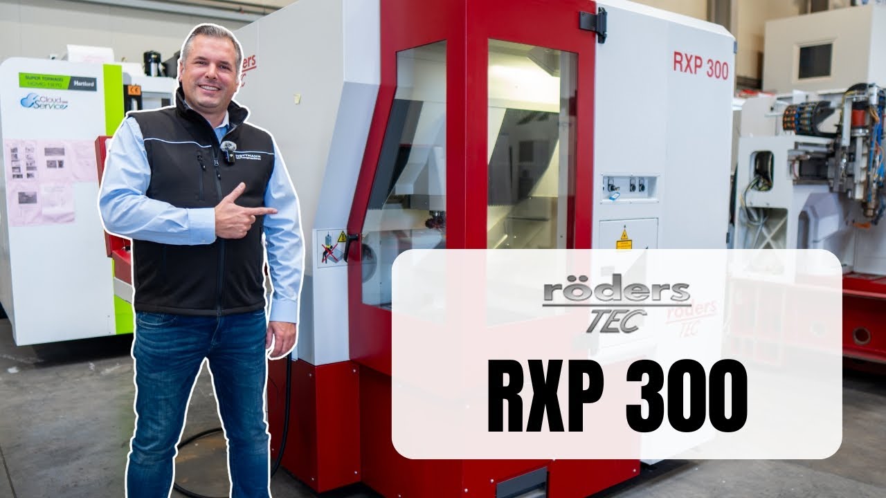 Röders RXP 300 - Kompaktes HSC-3-Achs Bearbeitungszentrum - YouTube