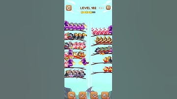 BIRD SORT 2 COLOR PUZZLE GAME🐦      LEVEL 182