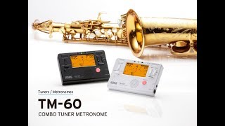 KORG TM-60 - Advanced Combo Tuner and Metronome; a must-have item for practicing