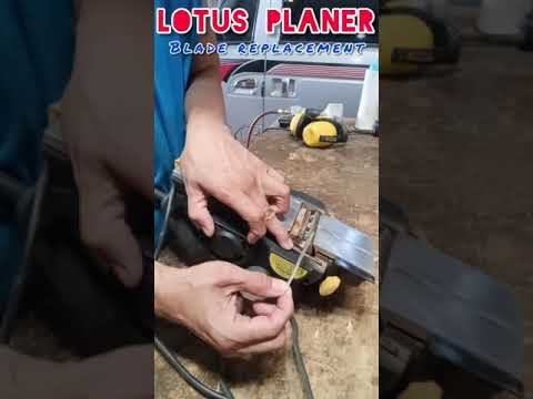 Lotus Planer, Blade Replacement