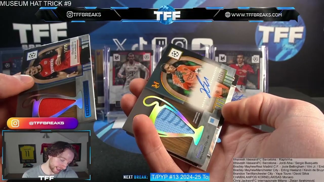 2024/25 Topps UEFA Club Competitions Museum Collection Soccer Hat-Trick 4-Box Case PYT/PYP #9