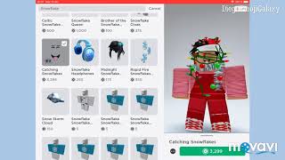 Roblox Limited Catching Snowflakes Worth 20k Robux Brand New📈📈