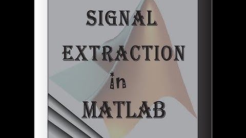 Correlation for signal extraction in MATLAB in Bangla
