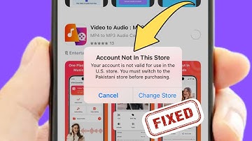 How to fix account not in this store | Account not in this store app store | Foxed | 2025