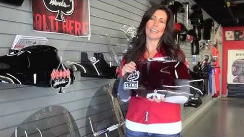 Understand the Difference; Klock Werks Flare™ Windshield