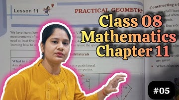 🎯Class 8 Maths Chapter 11 | Practical Geometry | NCERT Solutions |Lesson 11 Part 05| @Study21A 