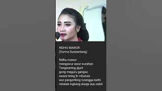 Pangkur Durmo @Rindu mawur mangawur wurahan