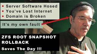 ZFS Root Restore - Emergency Recovery Worked - Here's How!