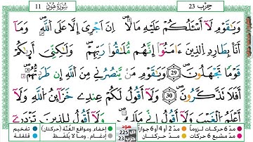 (مكررة) حفظ سوره هود (07) للقارئ الشيخ محمد سايد