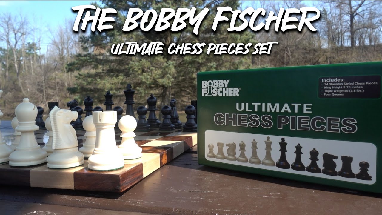 Bobby Fischer® Ultimate Chess Pieces with New and Improved