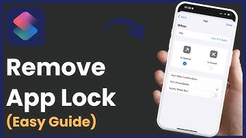 Hoe verwijder je de Shortcut App Lock van je iPhone!