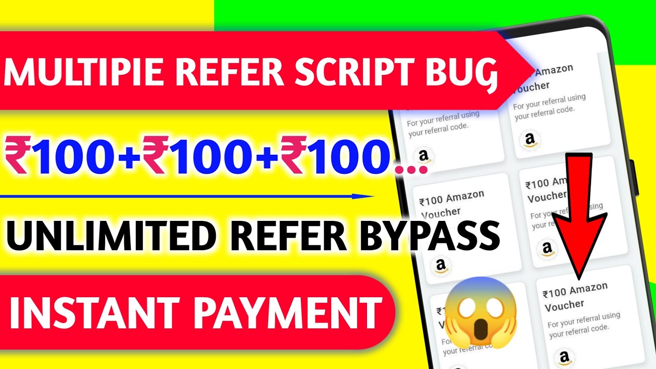 [EXPIRED] MULTIPIE APP ₹100+₹100… KHATARNAAK UNLIMITED REFER BYPASS SCRIPT BUG 😱🤑 || INSTANT PAYMENT