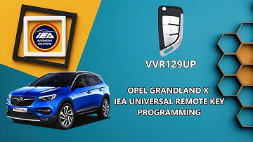 Opel Grandland X IEA Universal Remote Programming